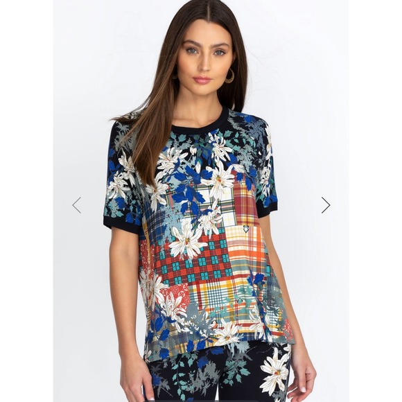 Johnny Was / Ona Raglan Tee / Boho Luxury Tshirt - Picture 2 of 6